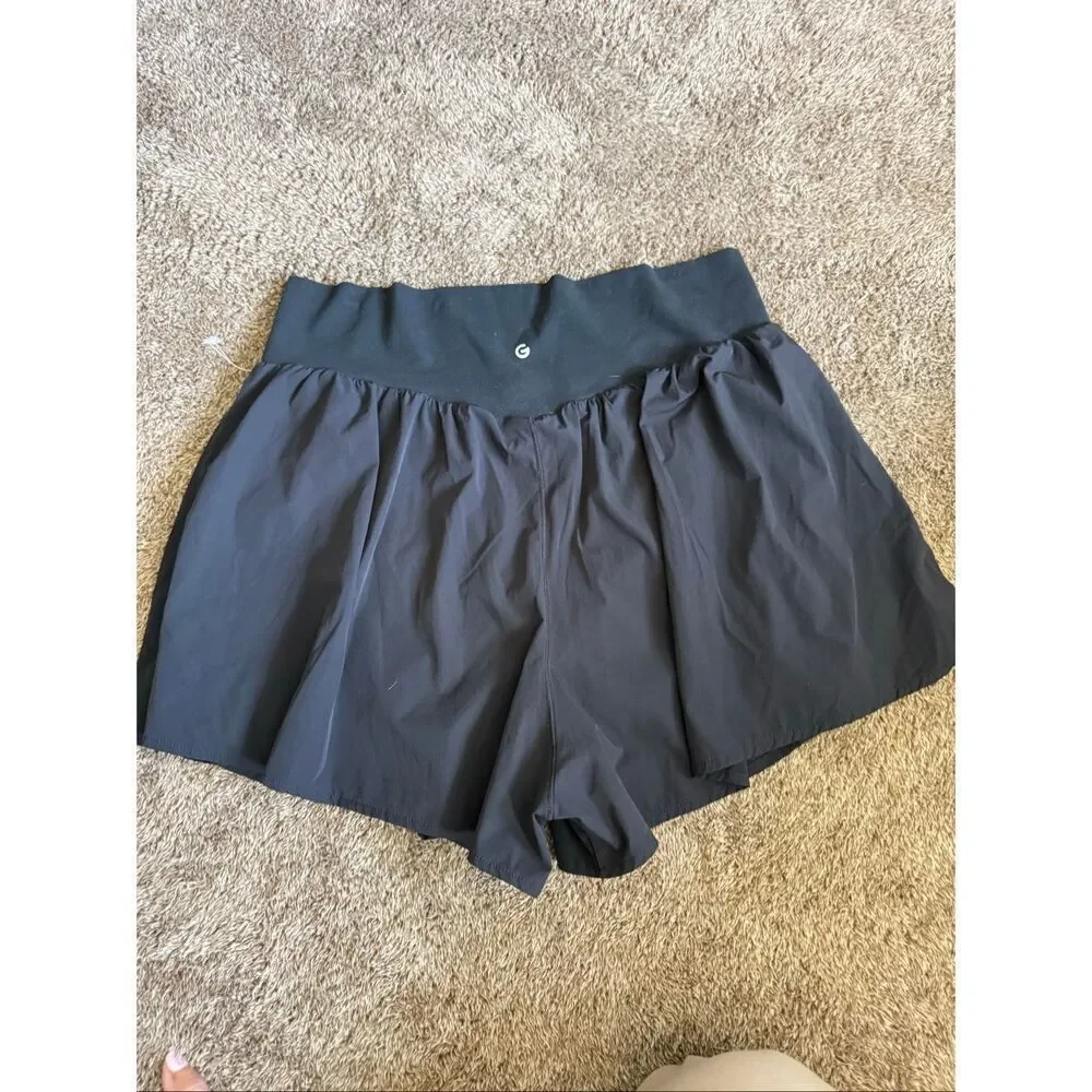 G Gradual Black Athletic Skort XXL Built-In Shorts Golf Tennis Running Activewea